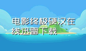 电影终极硬汉在线迅雷下载