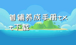 首辅养成手册txt下载