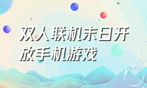 双人联机末日开放手机游戏