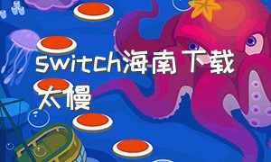 switch海南下载太慢