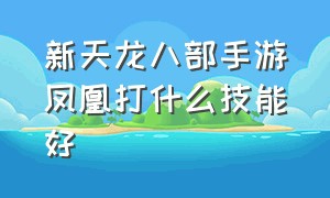 新天龙八部手游凤凰打什么技能好