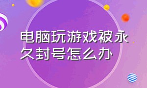 电脑玩游戏被永久封号怎么办