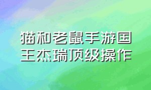 猫和老鼠手游国王杰瑞顶级操作