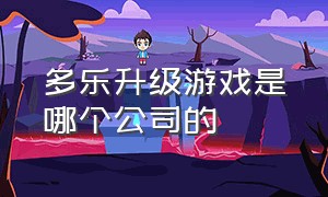 多乐升级游戏是哪个公司的