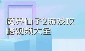 魔界仙子2游戏攻略视频大全