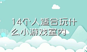 14个人适合玩什么小游戏室内