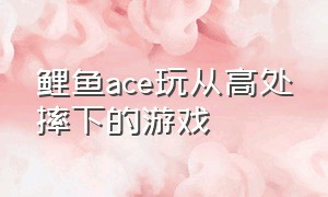 鲤鱼ace玩从高处摔下的游戏