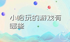 小哈玩的游戏有哪些