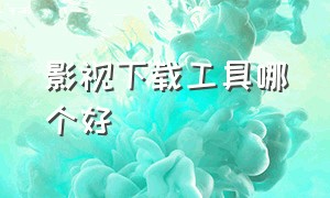 影视下载工具哪个好