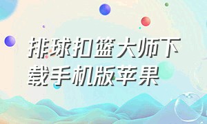 排球扣篮大师下载手机版苹果