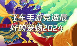 飞车手游竞速最好的宠物2024