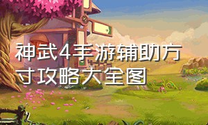 神武4手游辅助方寸攻略大全图