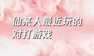 仙某人最近玩的对打游戏