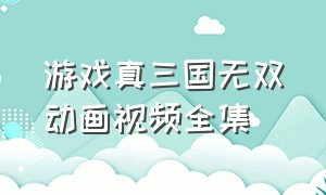 游戏真三国无双动画视频全集