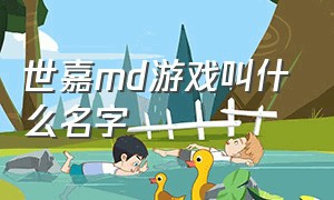 世嘉md游戏叫什么名字