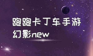 跑跑卡丁车手游幻影new