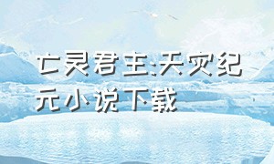 亡灵君主:天灾纪元小说下载