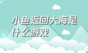 小鱼返回大海是什么游戏