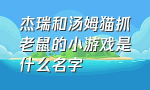 杰瑞和汤姆猫抓老鼠的小游戏是什么名字