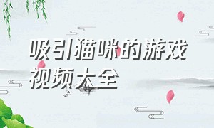 吸引猫咪的游戏视频大全