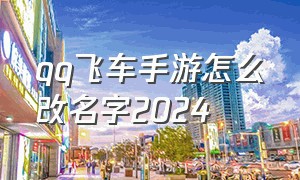 qq飞车手游怎么改名字2024