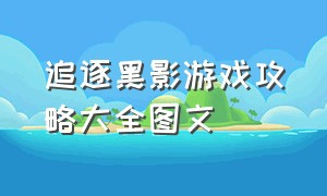 追逐黑影游戏攻略大全图文