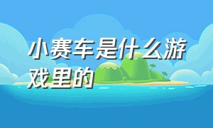 小赛车是什么游戏里的