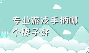 专业游戏手柄哪个牌子好