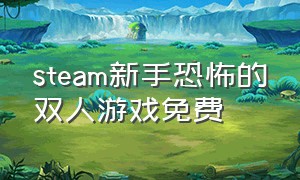 steam新手恐怖的双人游戏免费