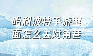 哈利波特手游里面怎么去对角巷