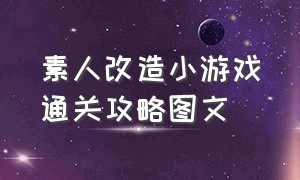 素人改造小游戏通关攻略图文