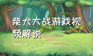 柴犬大战游戏视频解说