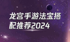 龙宫手游法宝搭配推荐2024