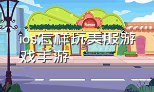 ios怎样玩美服游戏手游