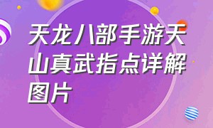 天龙八部手游天山真武指点详解图片