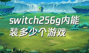 switch256g内能装多少个游戏