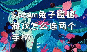 steam兔子蹬腿游戏怎么连两个手柄