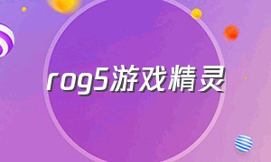 rog5游戏精灵