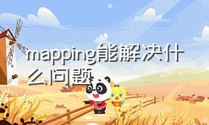 mapping能解决什么问题