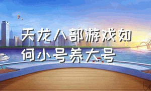 天龙八部游戏如何小号养大号