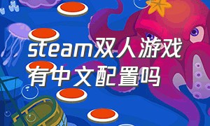 steam双人游戏有中文配置吗