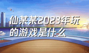 仙某某2023年玩的游戏是什么