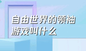 自由世界的领袖游戏叫什么