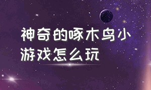 神奇的啄木鸟小游戏怎么玩