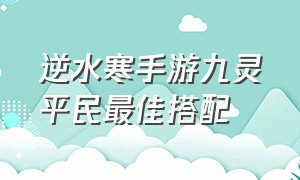 逆水寒手游九灵平民最佳搭配