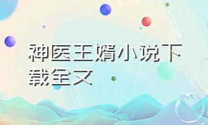 神医王婿小说下载全文