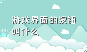 游戏界面的按钮叫什么