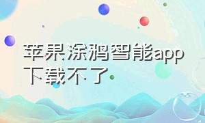 苹果涂鸦智能app下载不了