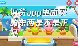 识货app里面买的东西是不是正品