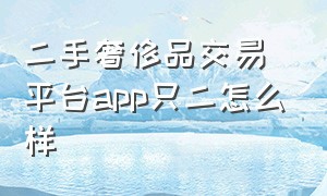 二手奢侈品交易平台app只二怎么样